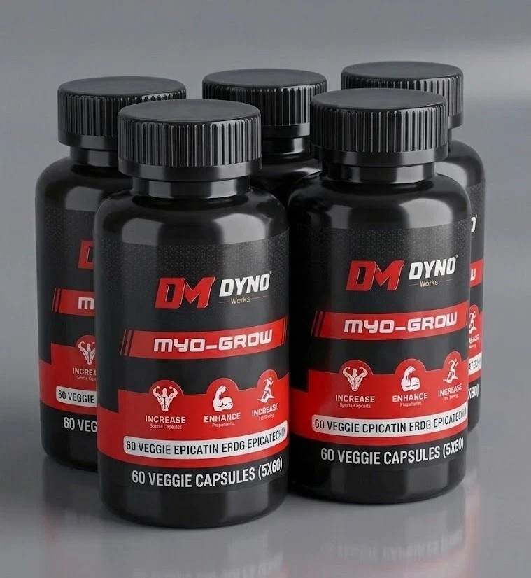 Dyno Myo_grow Muscle | 60 Capsules New | Pack of 5 Dyno Myo_grow Muscle | 60 Capsules New | Pack of 5