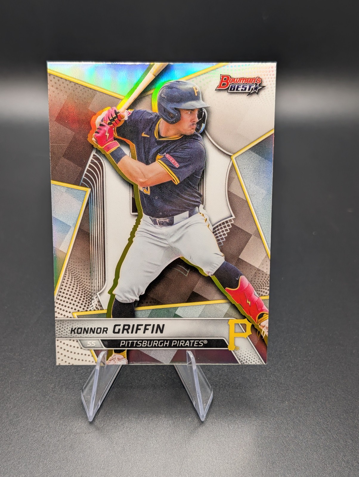 2025 Bowman's Best Top Prospects Konnor Griffin #TP-27 Refractor (RC) 2025 Bowman's Best Top Prospects Konnor Griffin #TP-27 Refractor (RC)