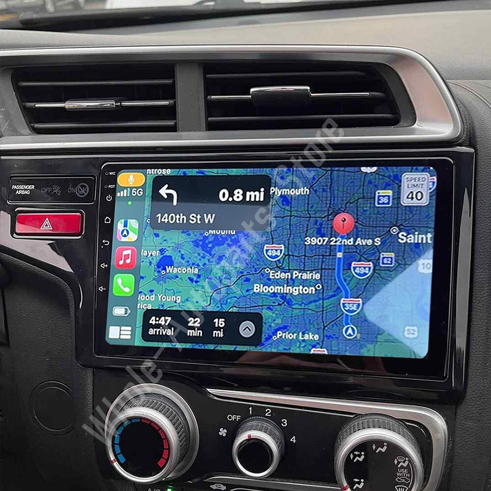 For 2014-2020 Honda Fit Apple Carplay Radio Android 13 GPS NAVI WIFI  W/Camera