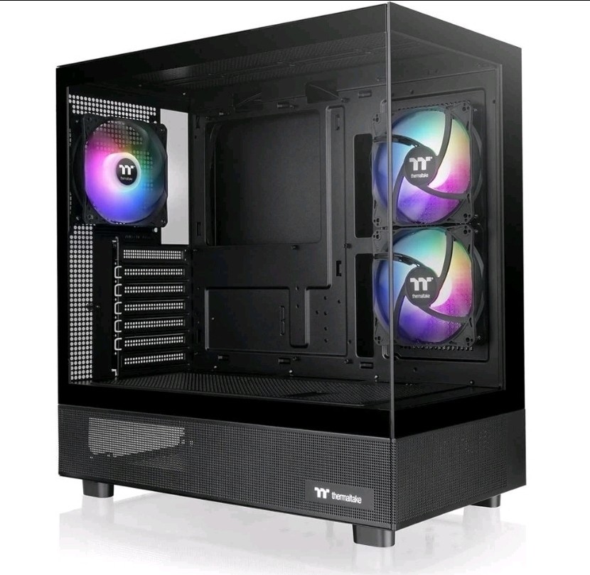 Thermaltake View 270 Plus TG ARGB ATX Mid-Tower Gaming Computer Case Black NEW Thermaltake View 270 Plus TG ARGB ATX Mid-Tower Gaming Computer Case Black NEW