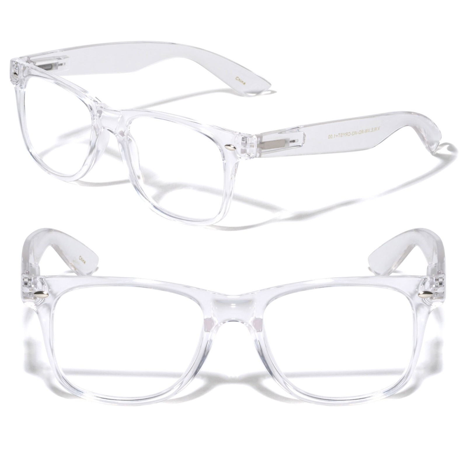 Classic clear frame reading glasses - simple unisex readers - 1 Pair Classic clear frame reading glasses - simple unisex readers - 1 Pair