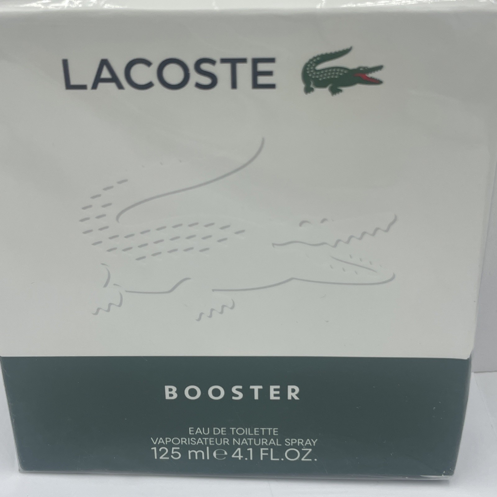 Lacoste Booster by Lacoste, 4.2 oz/125 ml EDT Spray for Men NEW AND SEALED Lacoste Booster by Lacoste, 4.2 oz/125 ml EDT Spray for Men NEW AND SEALED