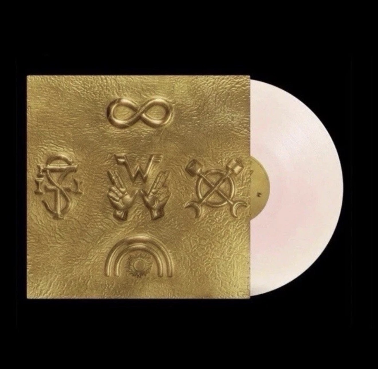 Weezer - Artifact WZR.003 - Rose Gold Vinyl (Signed) in hand 