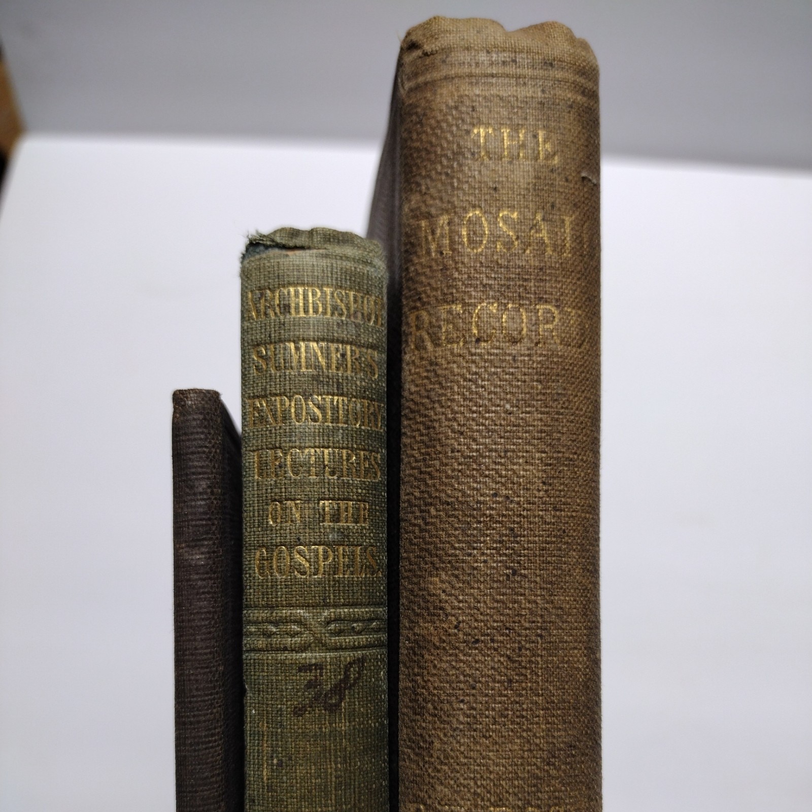 3 Scarce 1st Ed Theology Books 1849-1873 2 Signed Authors Rogers,Gedge,Wilkinson