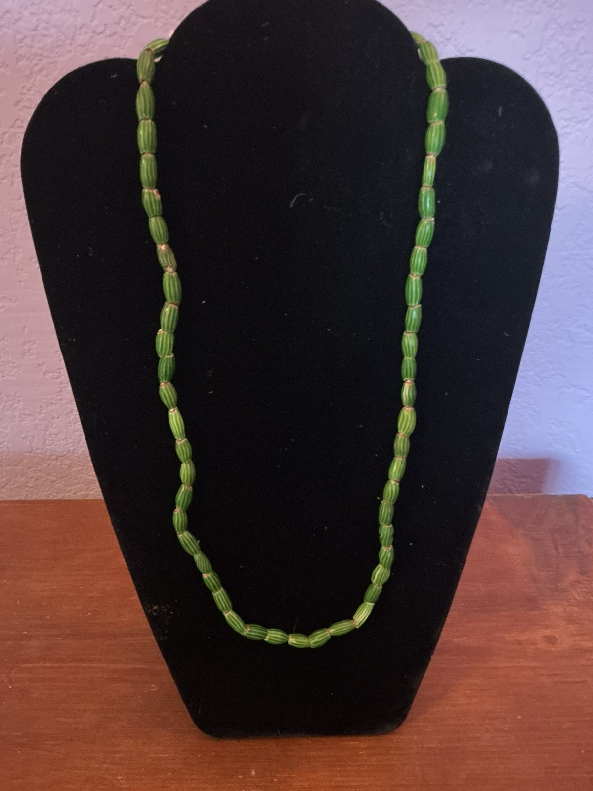 Antique 19th Century Venetian Glass Trade Bead Strand Antique 19th Century Venetian Glass Trade Bead Strand