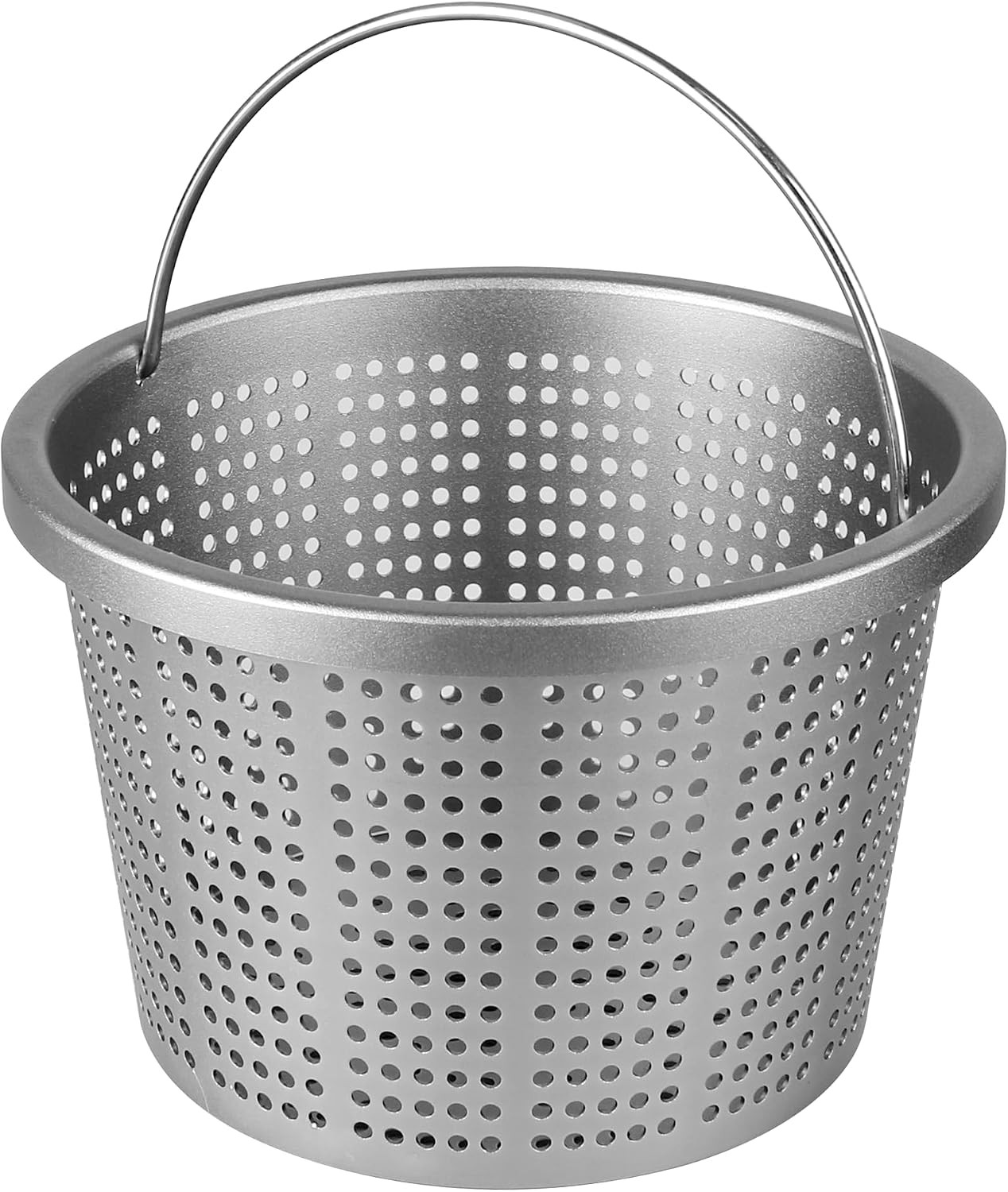 8 Inch Inground Pool Skimmer Basket Upgrade Aluminum Strainer Basket With Handle