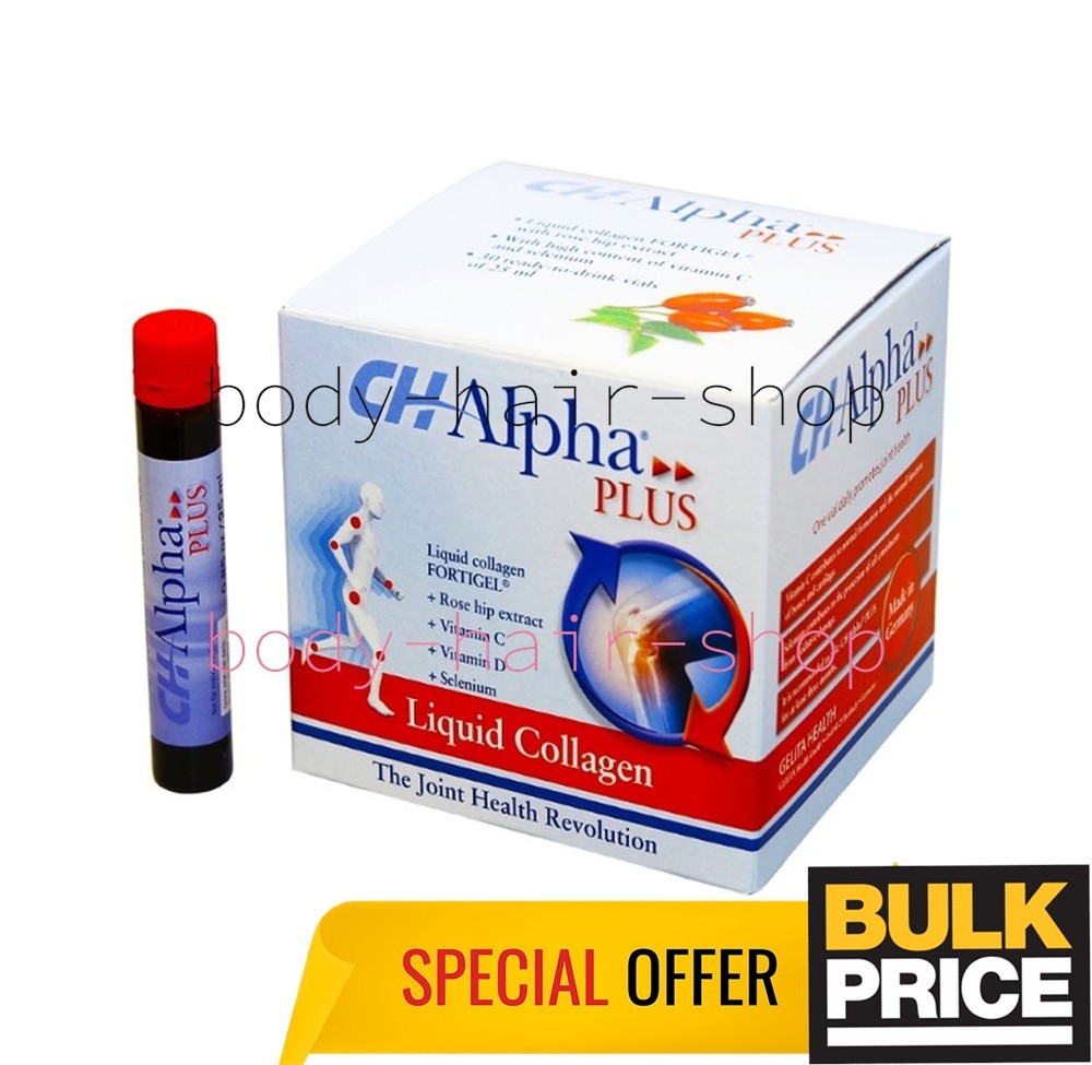 CH-Alpha Plus Bio-Active Collagen Ampoules Cartilage Joint Support 30-Day Supply