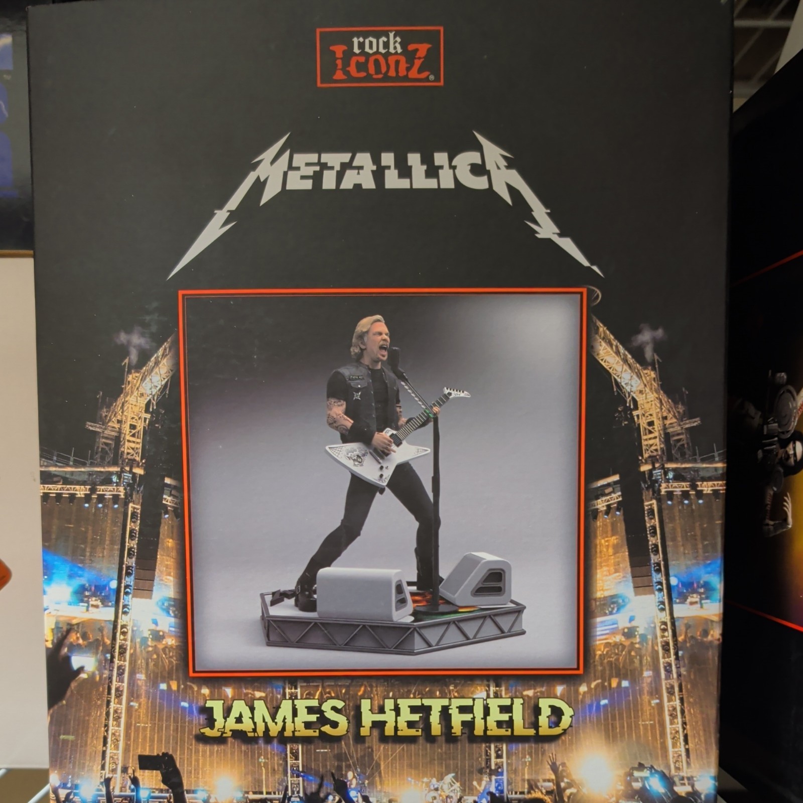 Metallica James Hetfield Knucklebonz Rock Iconz Statue Figure 
