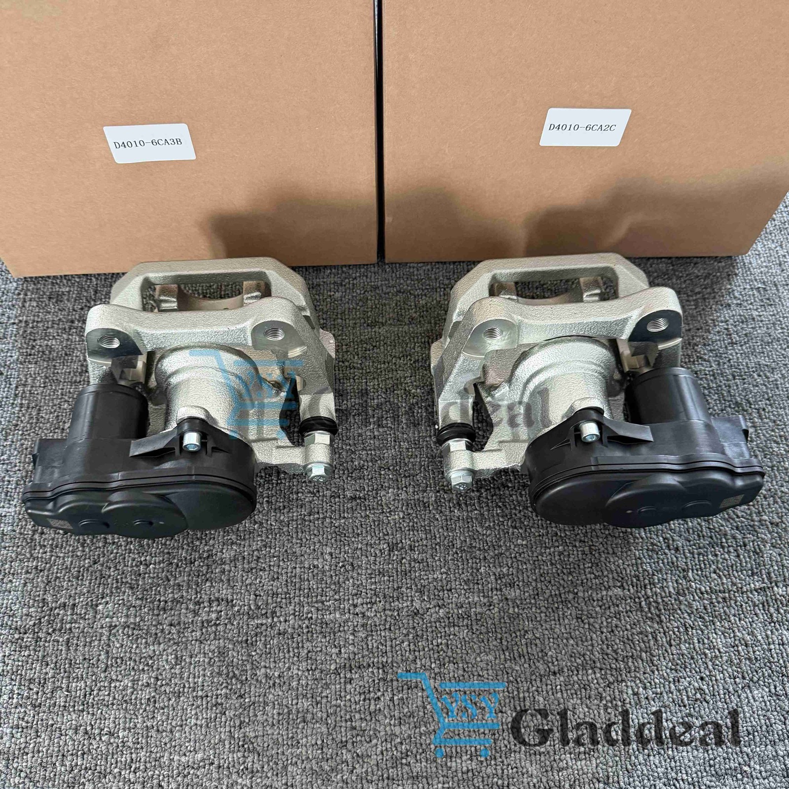 New Pair Rear Left & Right Brake Caliper Pair For 19-25 Nissan Altima AWD