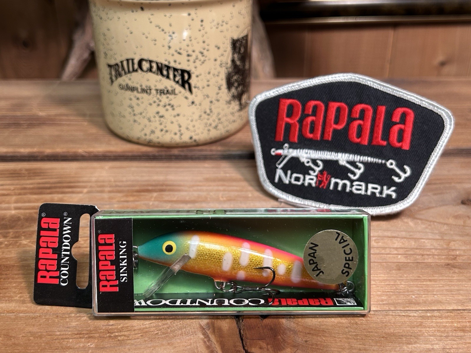 Vintage Rapala Countdown CD-9 Japan Special JGP Glow Pink NIB Bass Fishing Lure