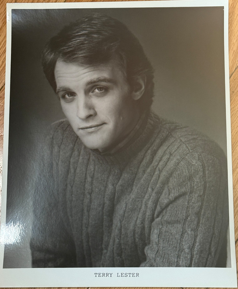 Vintage 1980s Terry Lester Press Photo Portrait Vintage 1980s Terry Lester Press Photo Portrait