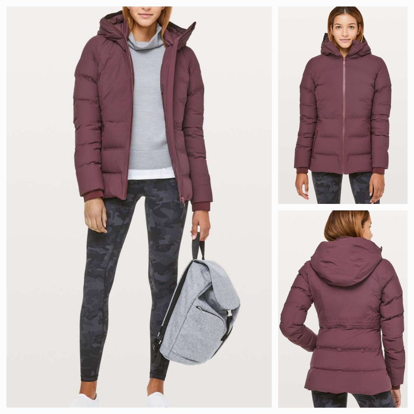 $348~Lululemon Sleet Street Jacket Waterproof 600 Fill Goose Down Puffer Coat 6