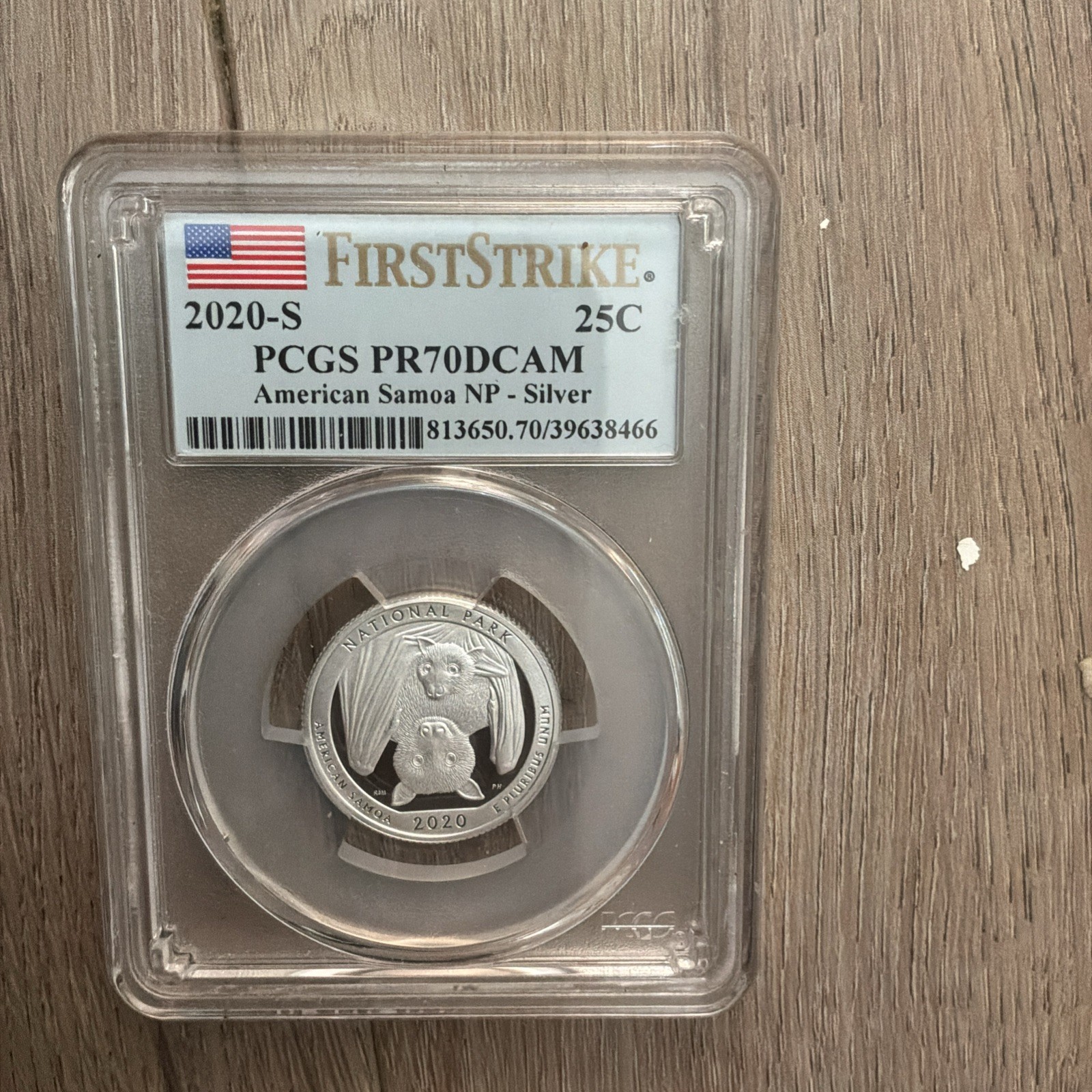 2020 S Silver Quarter Samoa PCGS PR70DCAM FIRST STRIKE Hard To Find Today
