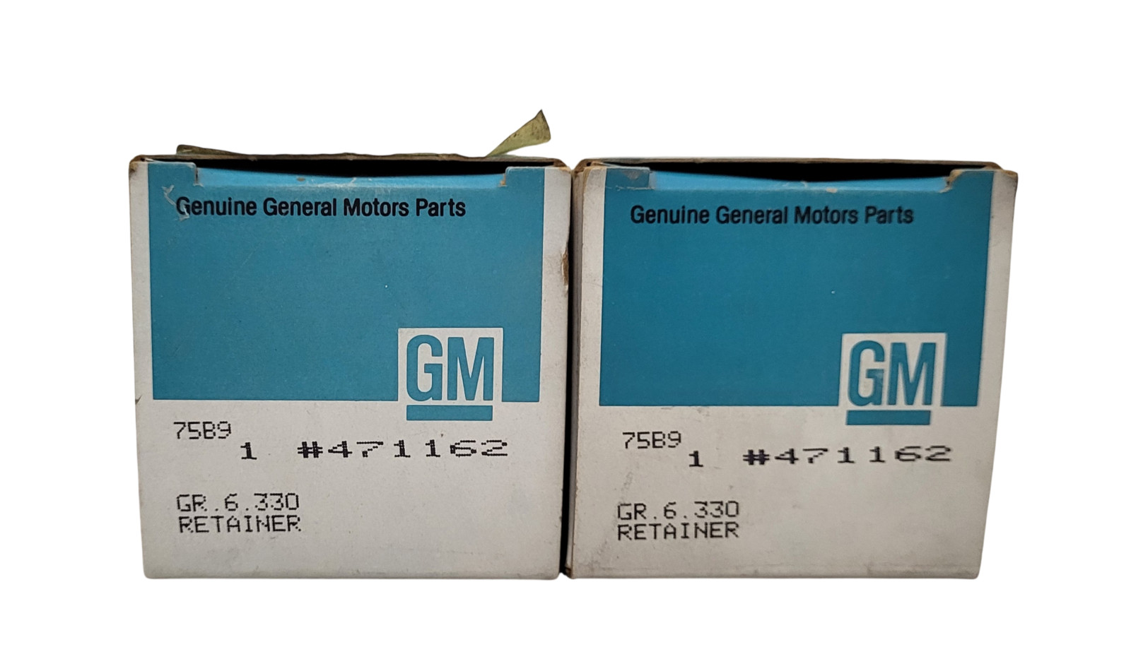 GM NOS 1969-1982 Corvette Front Wheel Grease Cap Retainer Pair 471162
