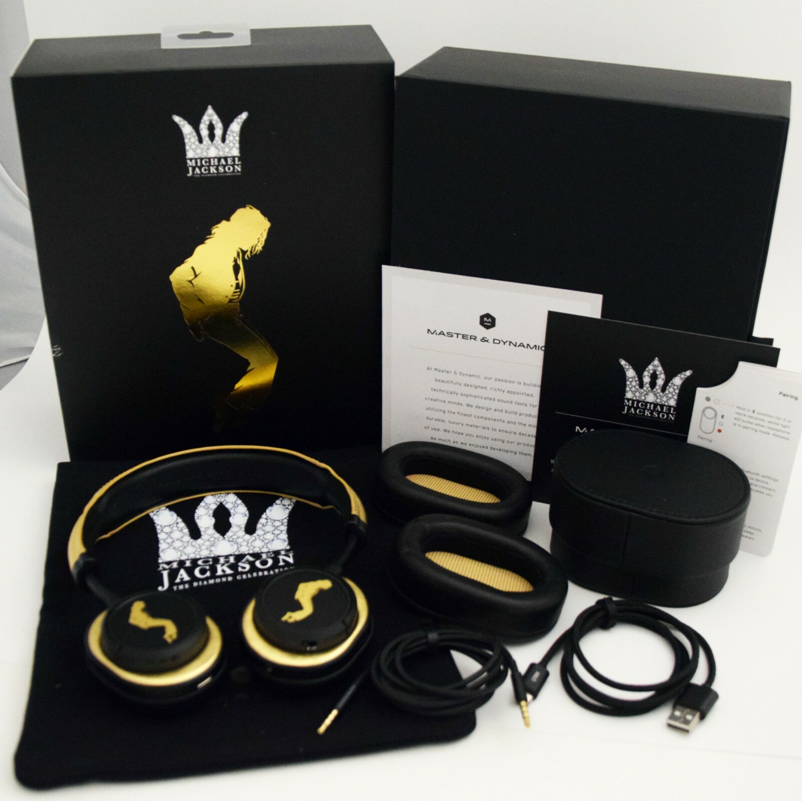NEW Master & Dynamic MICHAEL JACKSON Bluetooth Limited Headphones Wireless MW50+ NEW Master & Dynamic MICHAEL JACKSON Bluetooth Limited Headphones Wireless MW50+