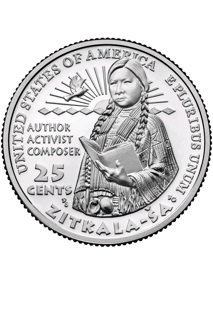 2024 P Zitkala Sa American Women Series Uncirculated From US Mint roll.