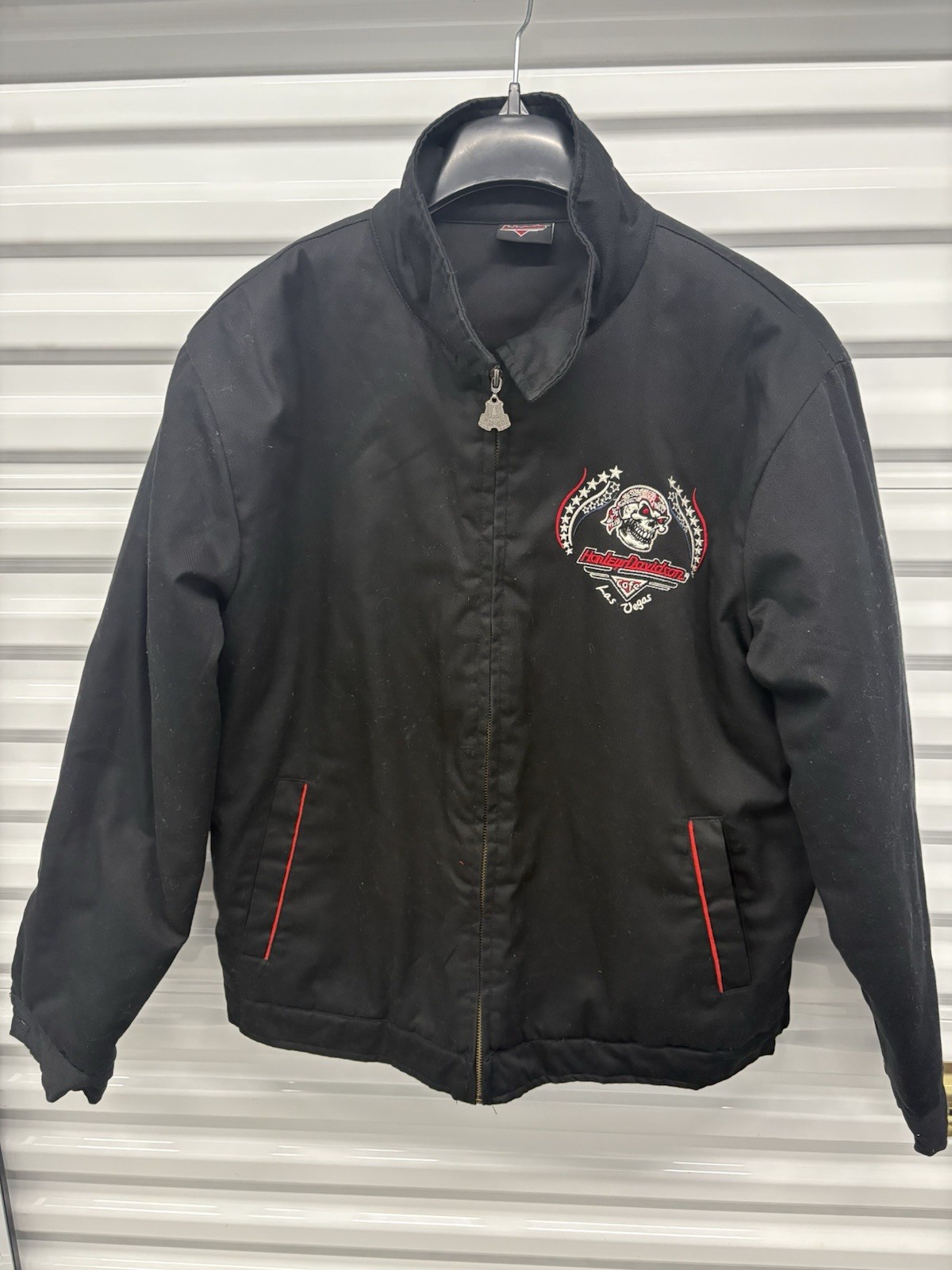 Harley Davidson Las Vegas Skull Soft Riding Jacket Vintage Harley Davidson Las Vegas Skull Soft Riding Jacket Vintage