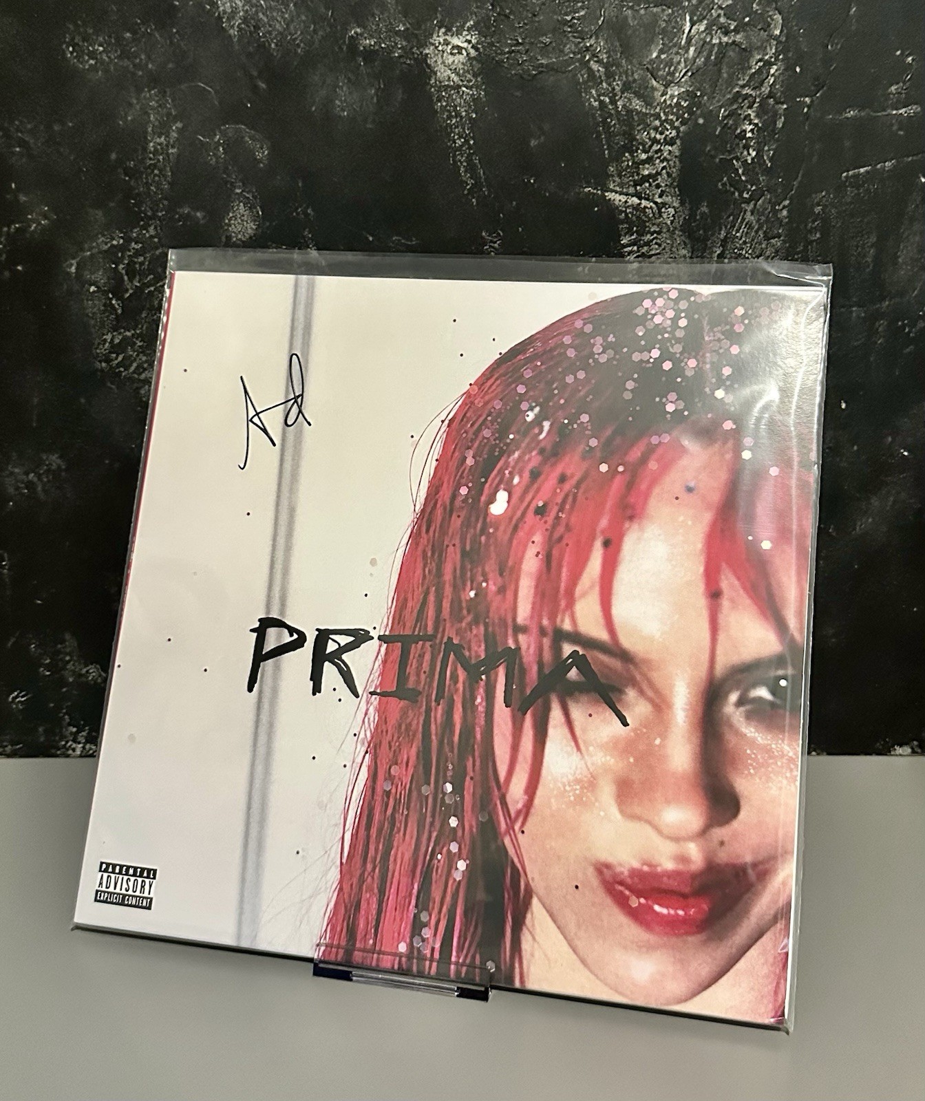 Adéla Prima LP Pink Vinyl Hand Opened & Signed Cover Adéla Prima LP Pink Vinyl Hand Opened & Signed Cover