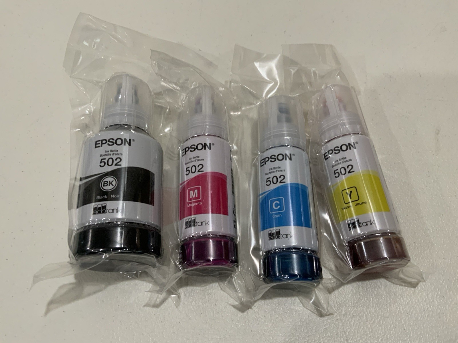 Genuine Epson 502 Ink Bottle for ET-2700 ET-2750 ET-3700 ET-3750 Exp. 2025 Genuine Epson 502 Ink Bottle for ET-2700 ET-2750 ET-3700 ET-3750 Exp. 2025