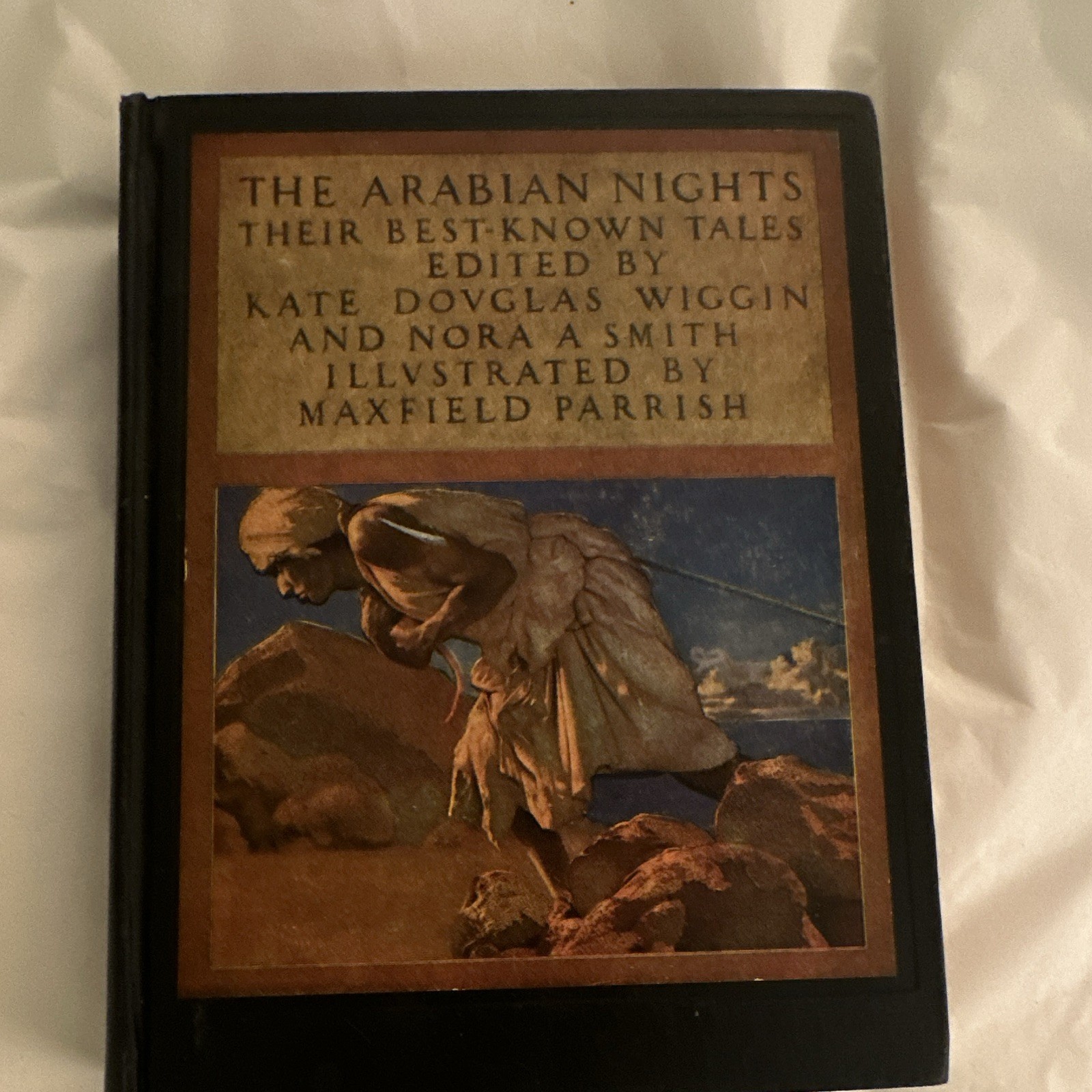 The Arabian Nights - Antique Illustrated Hardcover Book 1942 Parrish Vintage
