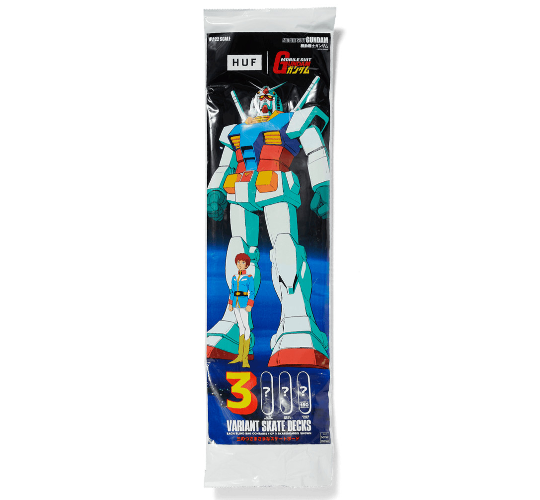 HUF x Gundam Mobile Suit Gundam Variant Deck Blind Bag NEW 🚚✅