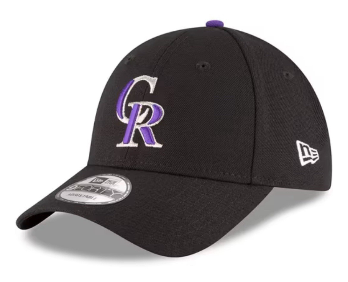 Colorado Rockies MLB Black New Era The League 9FORTY Adjustable Hat - Size: OSFA