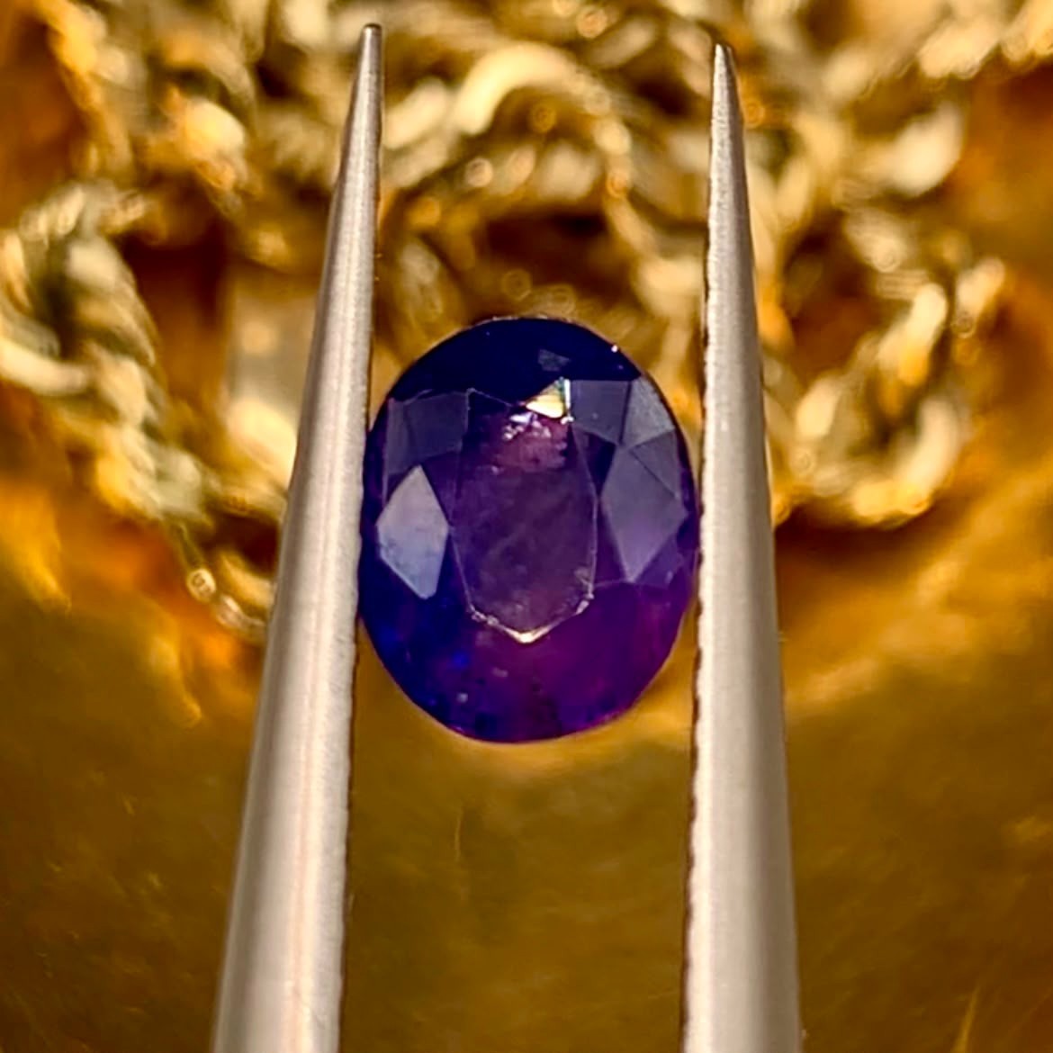 1.18Ct Natural Very Rare Bi-Color Blue & Pink Sapphire
