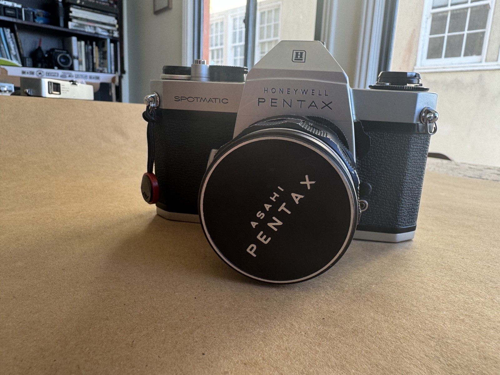 Honeywell Pentax Spotmatic + Super-Takumar 55mm f/1.8 + Rikenon 135mm f/2.8