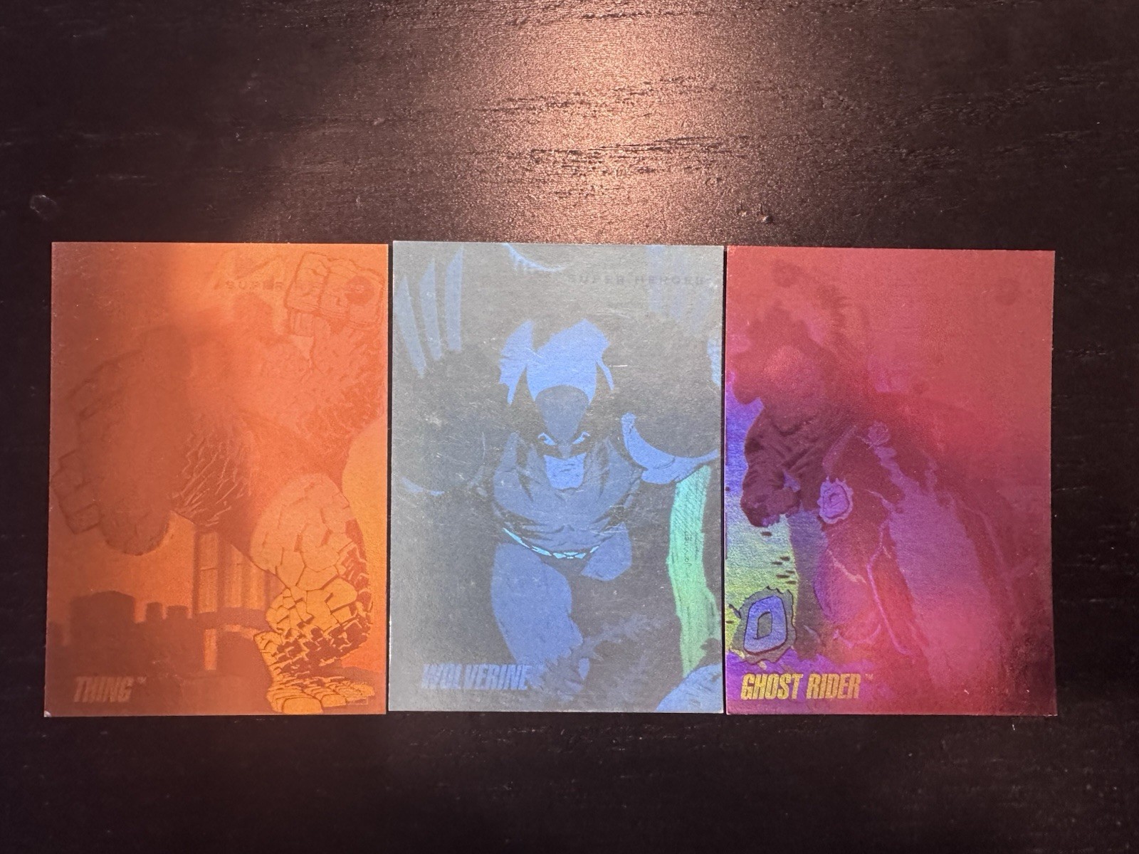 1992 Marvel Universe Series 3 NEAR COMPLETE HOLOGRAM 3 (of 5) CARD SET LOT Impel 1992 Marvel Universe Series 3 NEAR COMPLETE HOLOGRAM 3 (of 5) CARD SET LOT Impel