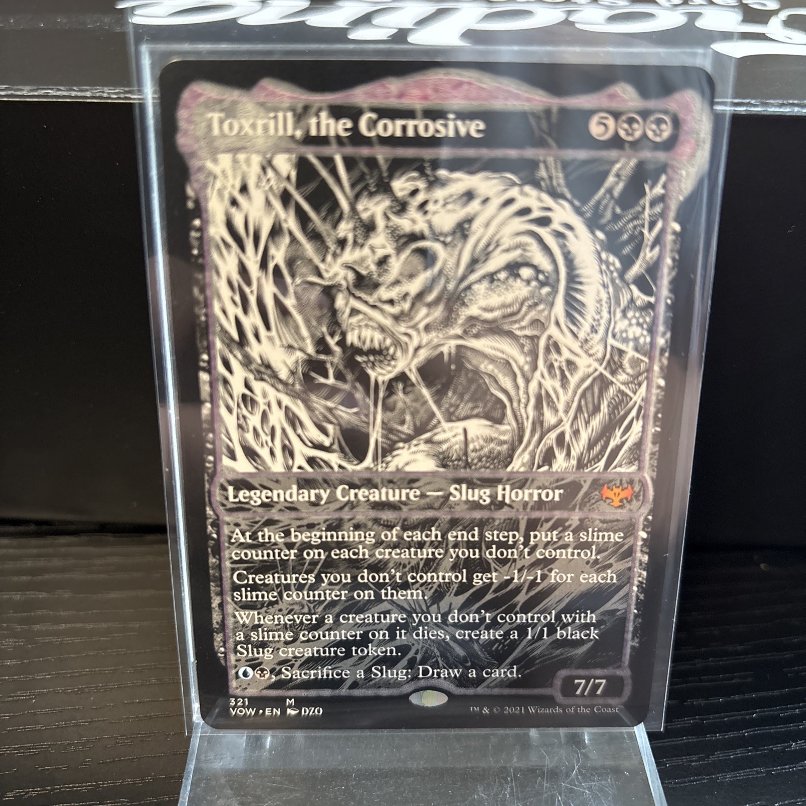 MTG - Toxrill, the Corrosive (Showcase) Innistrad: Crimson Vow - Near Mint