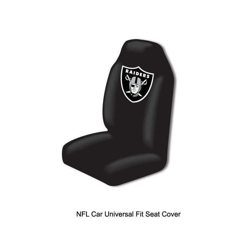 Northwest NFL Oakland Raiders Universal Fit Car Truck Front Bucket Seat Cover Northwest NFL Oakland Raiders Universal Fit Car Truck Front Bucket Seat Cover
