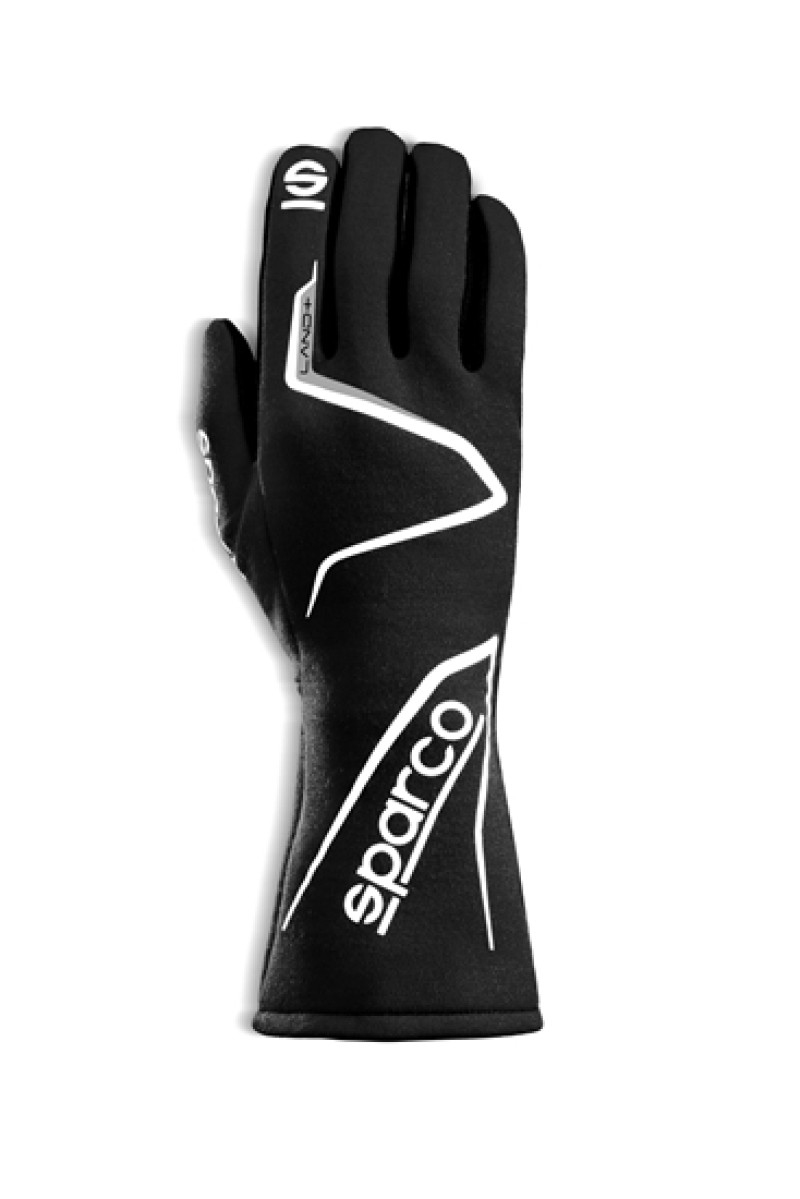 SPARCO Land+ For 8 Black Driving Gloves - Durable Automotive Safety Gear