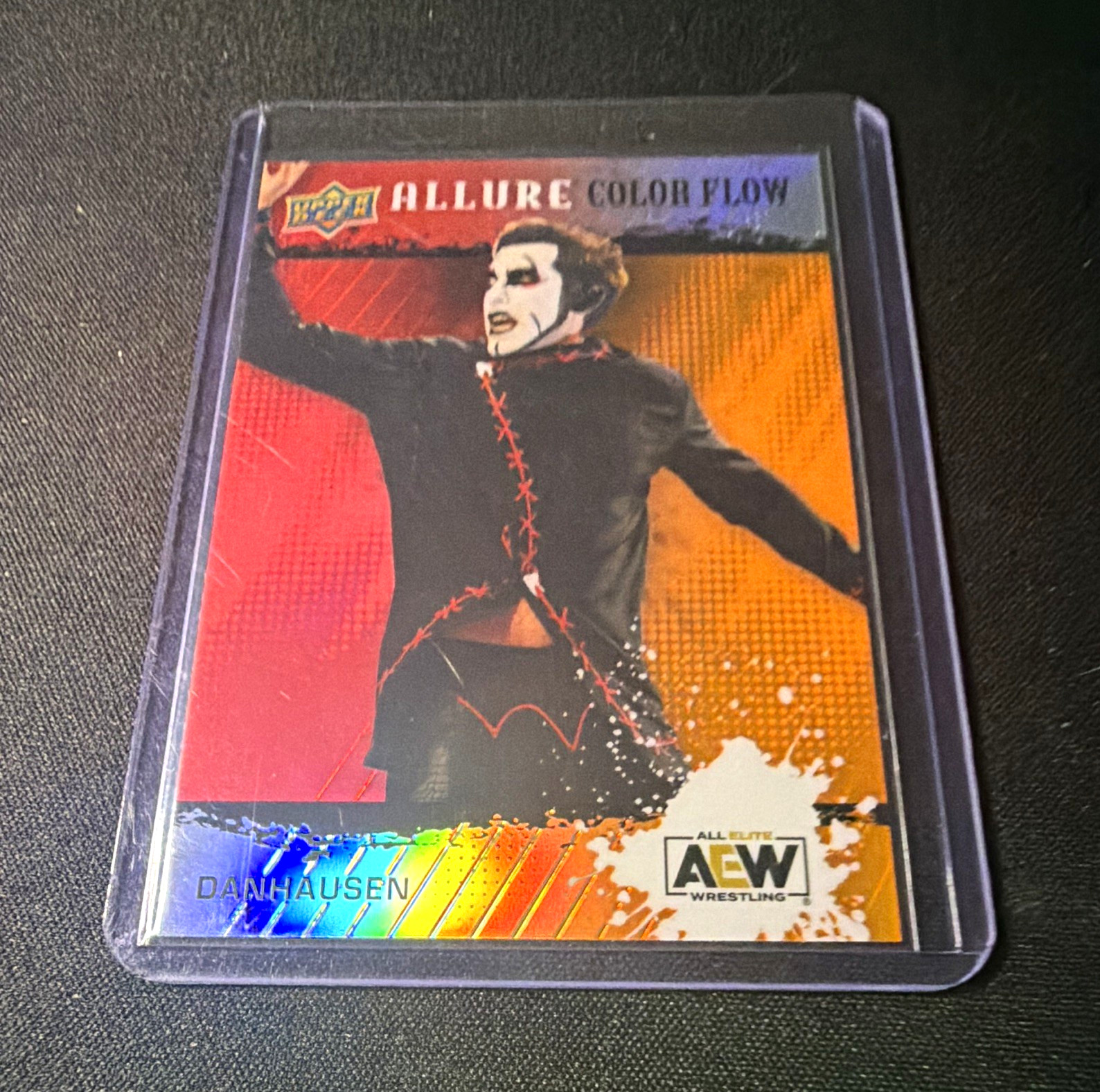 Upper Deck 2022 Allure AEW Color Flow Insert Danhausen #R-13 Upper Deck 2022 Allure AEW Color Flow Insert Danhausen #R-13