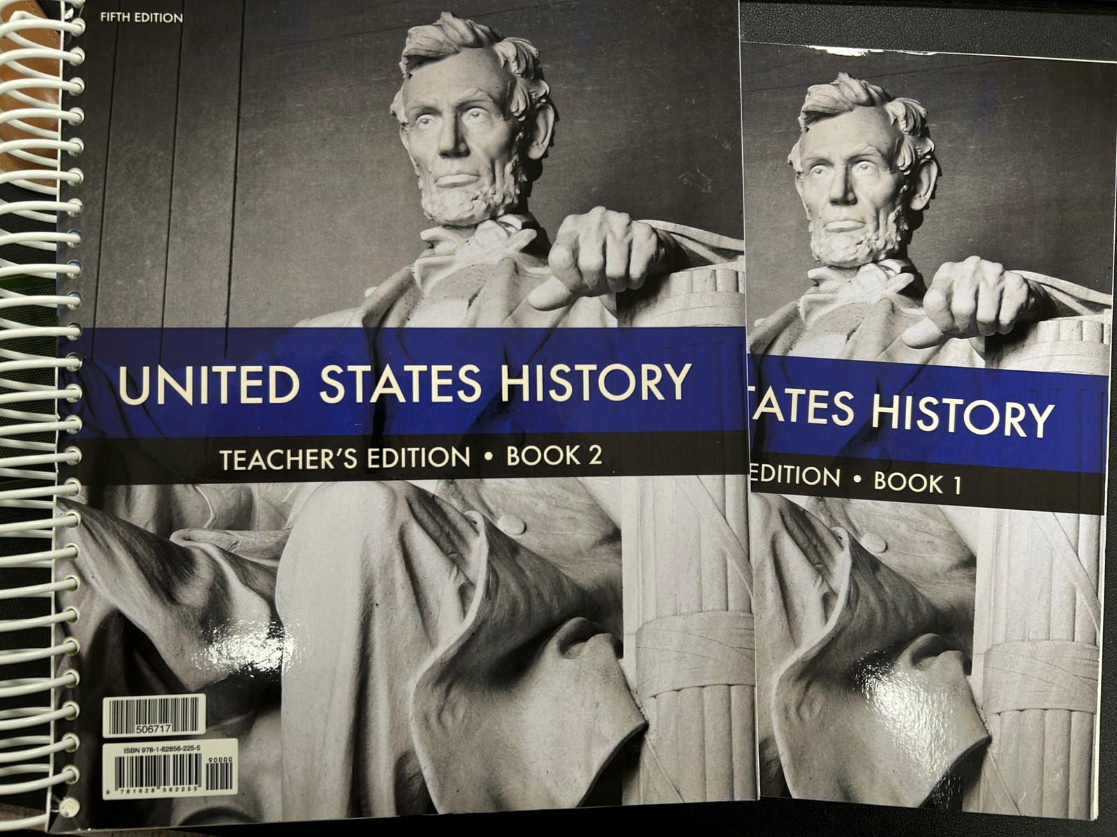 United States History 5th Ed. Teacher\'s Edition Books 1 & 2, BJU Press, Hardback