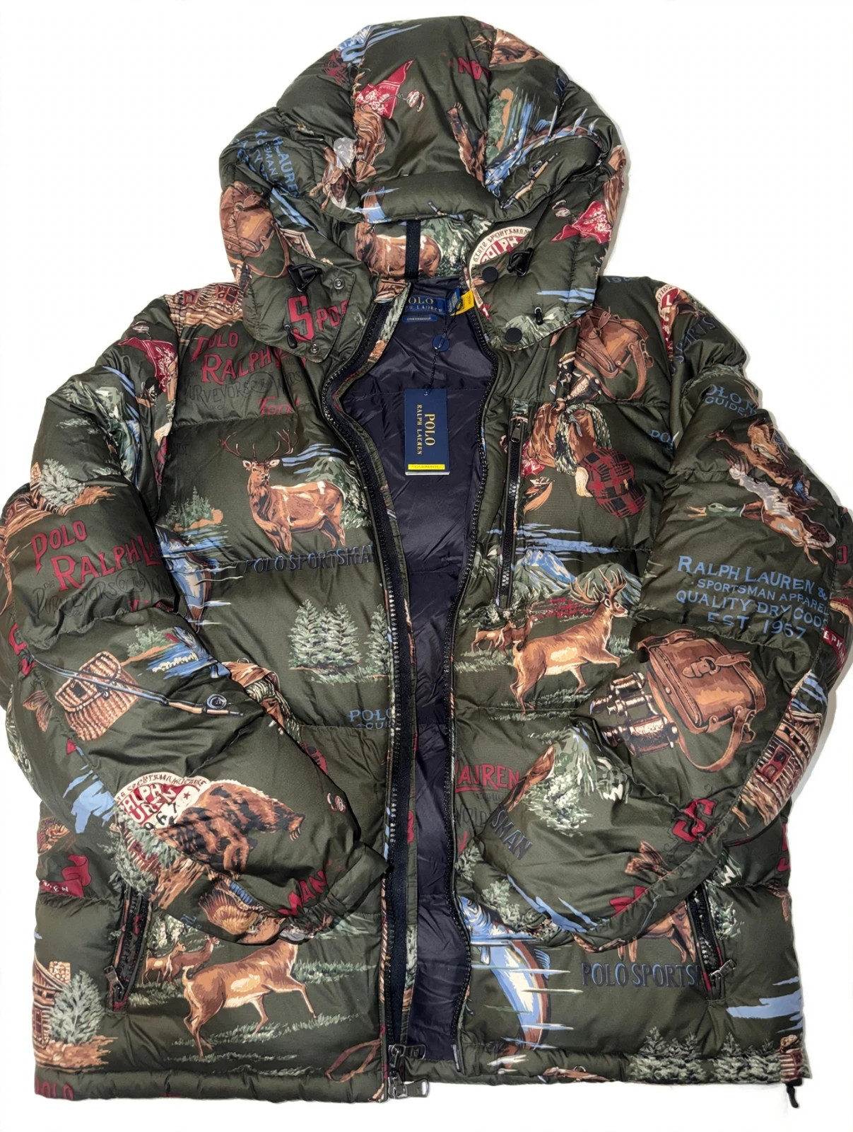 Polo Ralph Lauren Sportsman Puffer Down Jacket Camo - New w/ Tags Mens XL Polo Ralph Lauren Sportsman Puffer Down Jacket Camo - New w/ Tags Mens XL