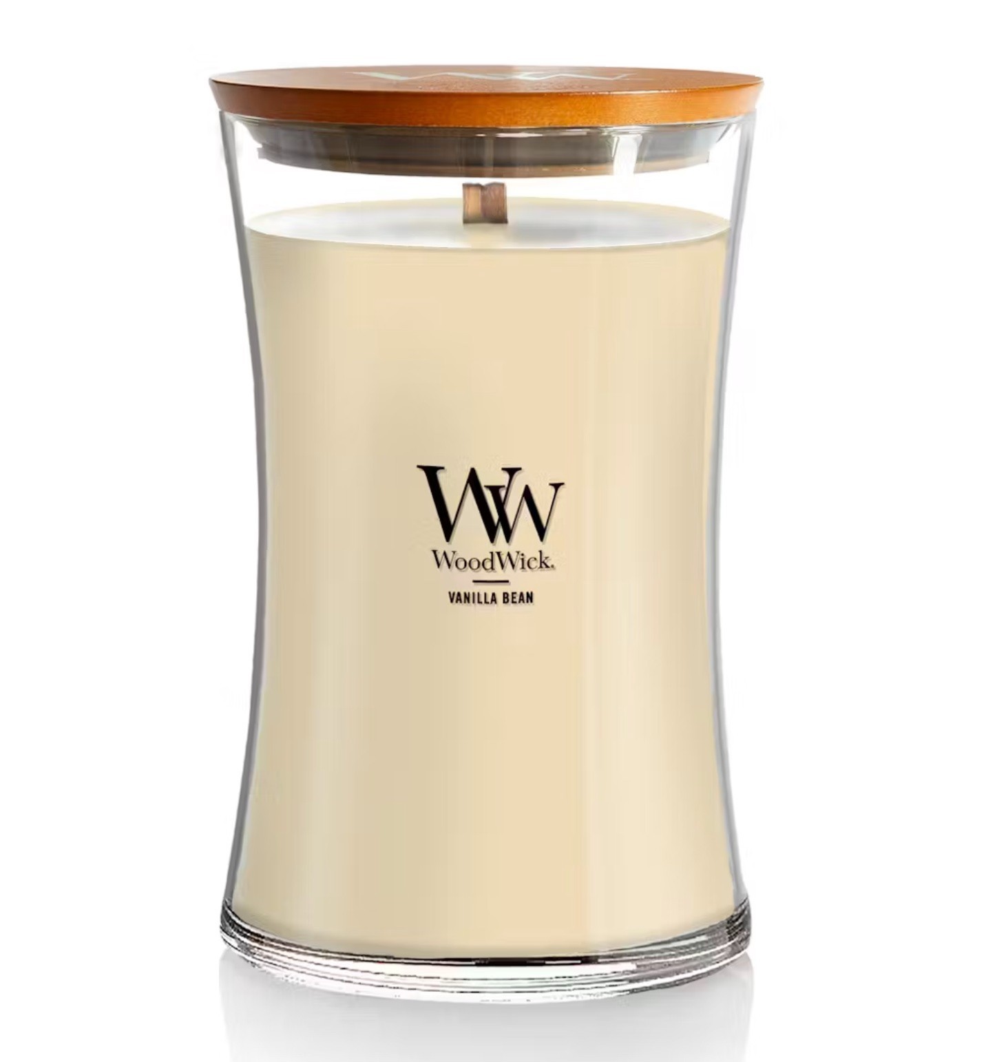 WoodWick Vanilla Bean Hour Glass Candle 93112