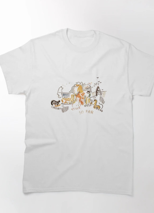 Vintage Folk Rock Inspired Graphic T Shirt Retro Music Art Tee Unisex Gildan 500 Vintage Folk Rock Inspired Graphic T Shirt Retro Music Art Tee Unisex Gildan 500