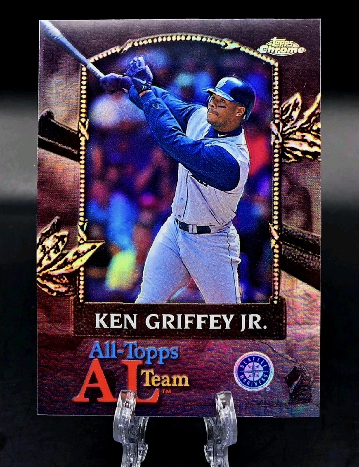 2000 Topps Chrome Ken Griffey Jr All-Topps Refractor #AT18 Mariners HOF 2000 Topps Chrome Ken Griffey Jr All-Topps Refractor #AT18 Mariners HOF