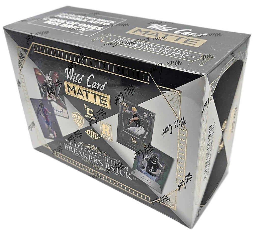2025 Wild Card Matte Multi-Sport Breakers Brick Sealed Hobby Box 2 1/1s Per Box 2025 Wild Card Matte Multi-Sport Breakers Brick Sealed Hobby Box 2 1/1s Per Box