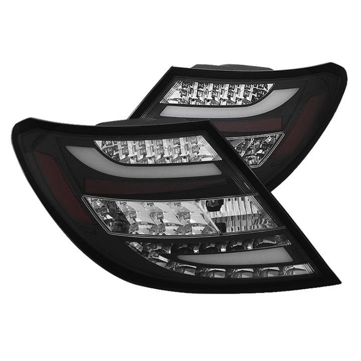 NEW Spyder 11-14 Mercedes Benz W204 C-Class LED Tail Lights ALT-YD-MBZC11-LED-BK