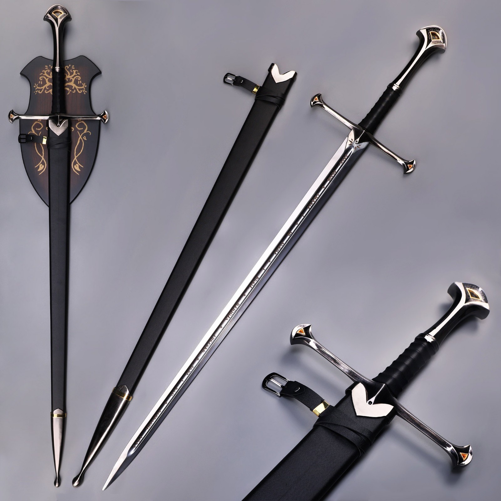 The Lord of the Rings, Aragorn Sword Scripture Edition, Nasir The Lord of the Rings, Aragorn Sword Scripture Edition, Nasir