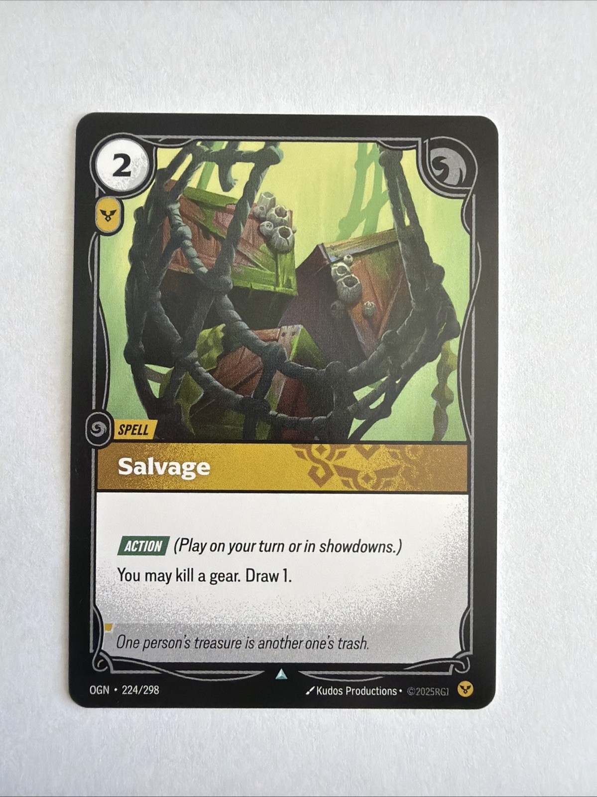 Salvage 224/298 Uncommon Origins Riftbound Near Mint