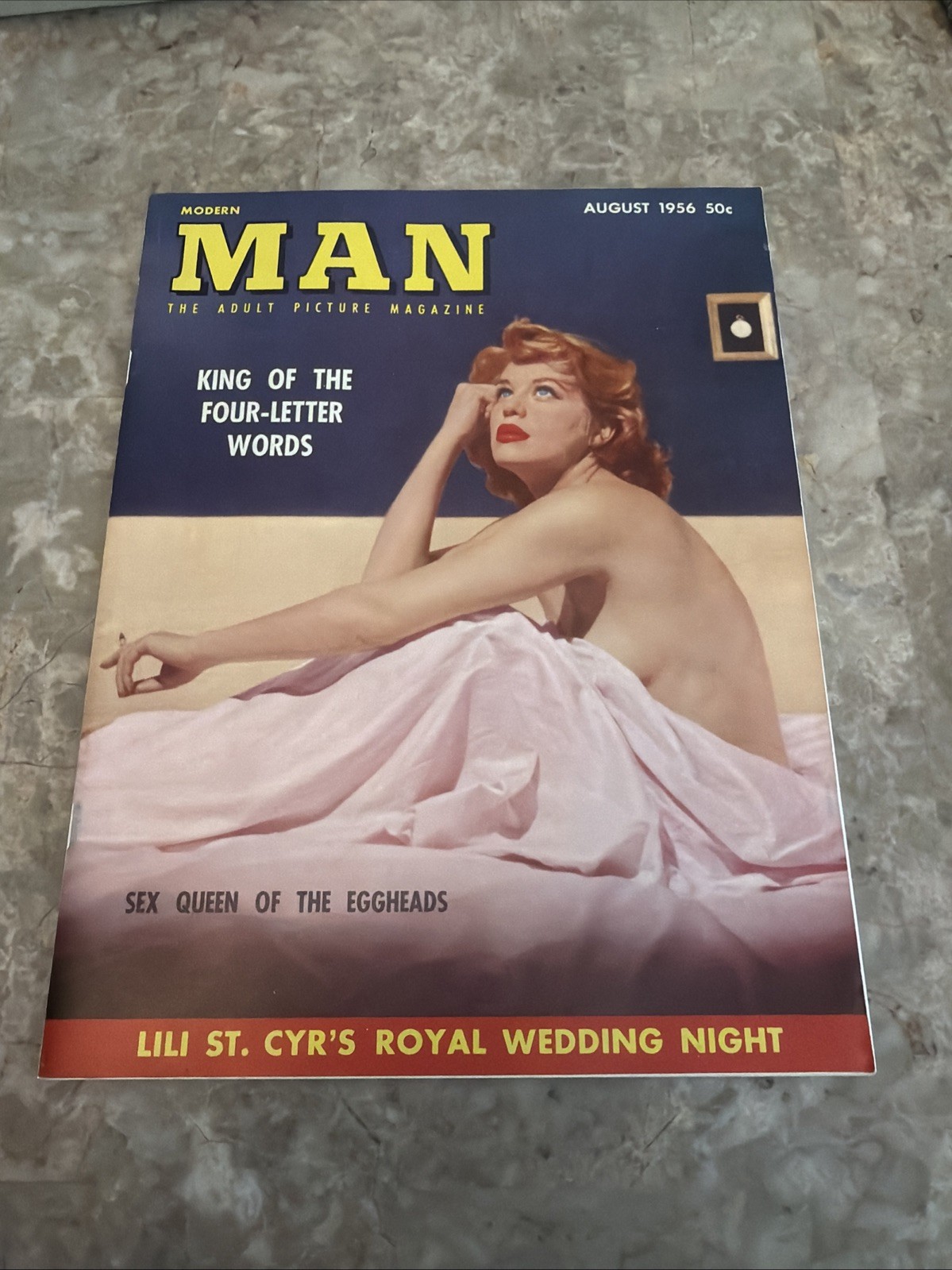 1956 August, Modern MAN Magazine, Sex Queen Of The Eggheads 1956 August, Modern MAN Magazine, Sex Queen Of The Eggheads