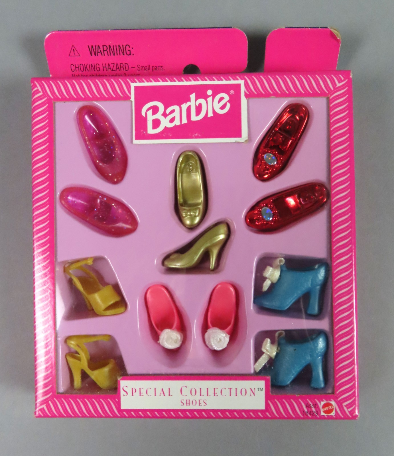 Barbie Special Collection Shoes Set 1997 Mattel #18429 New, Sealed Barbie Special Collection Shoes Set 1997 Mattel #18429 New, Sealed