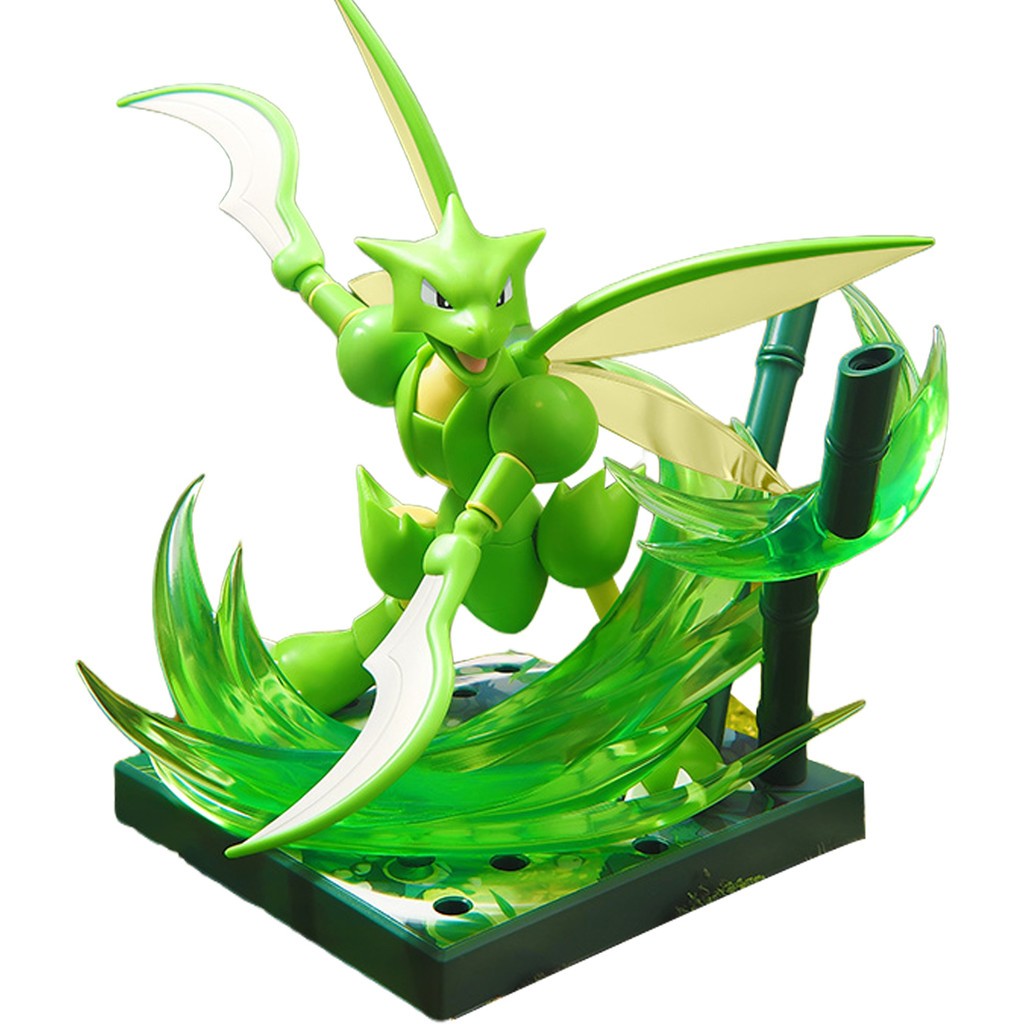 HIPLAY Blokees Pokémon Classic Ed. L-Scyther Snorlax Lucario Cinderace Model Kit