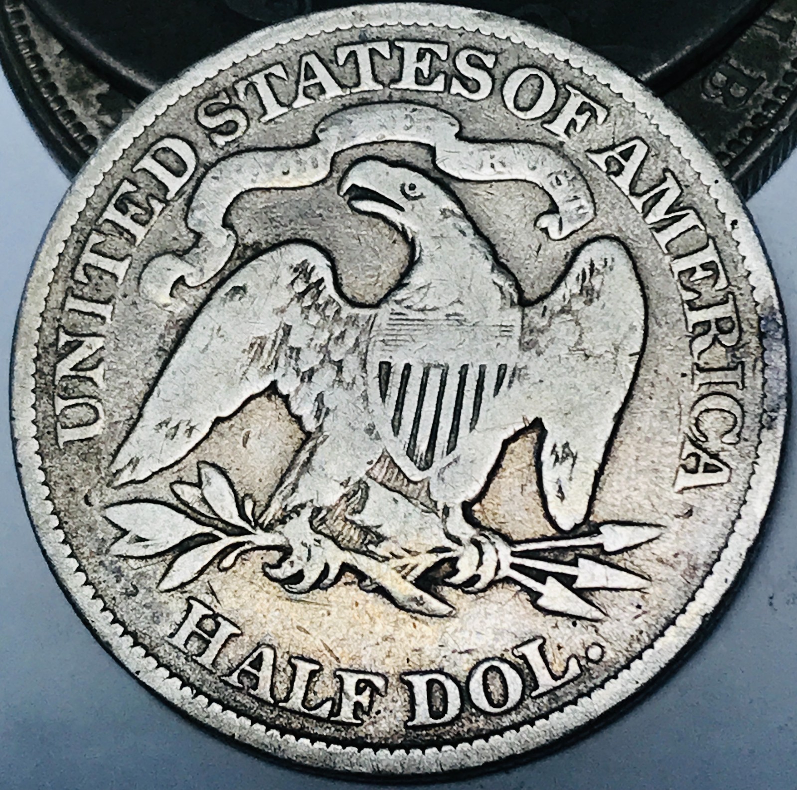 1890 Seated Liberty Half Dollar 50C Ungraded 90% Silver US Coin CC31464