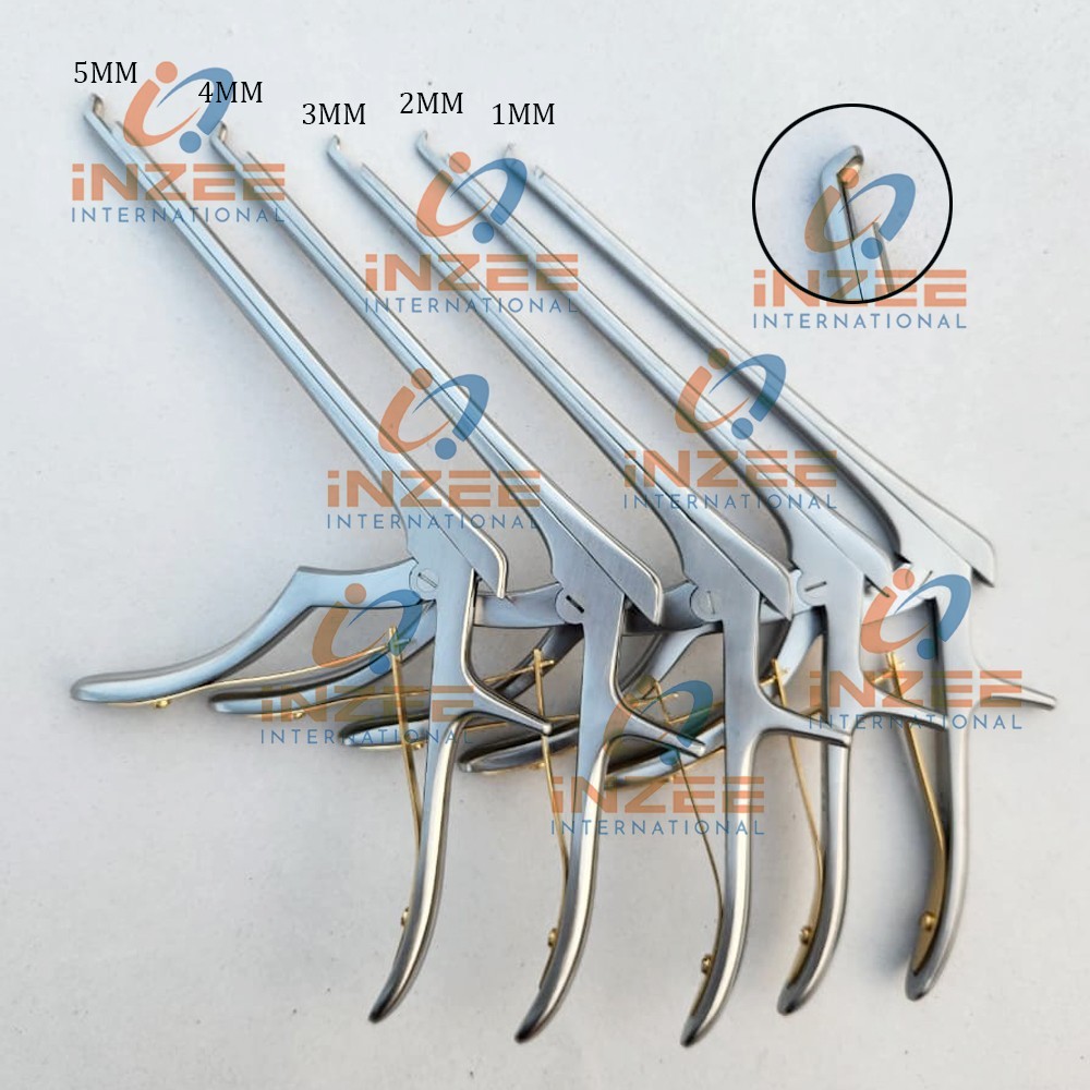 Premium Kerrison Rongeurs Kit Cervical Set of 5 Pcs Orthopedic Instruments