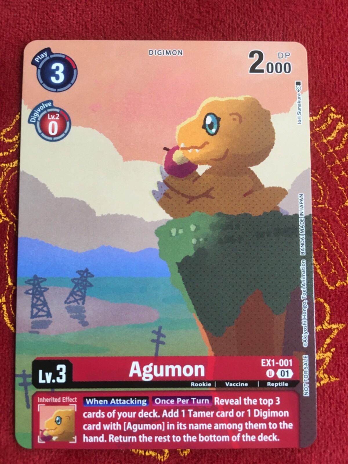 Agumon - EX1-001 Digimon Illustration Competition Pack 2023 LP