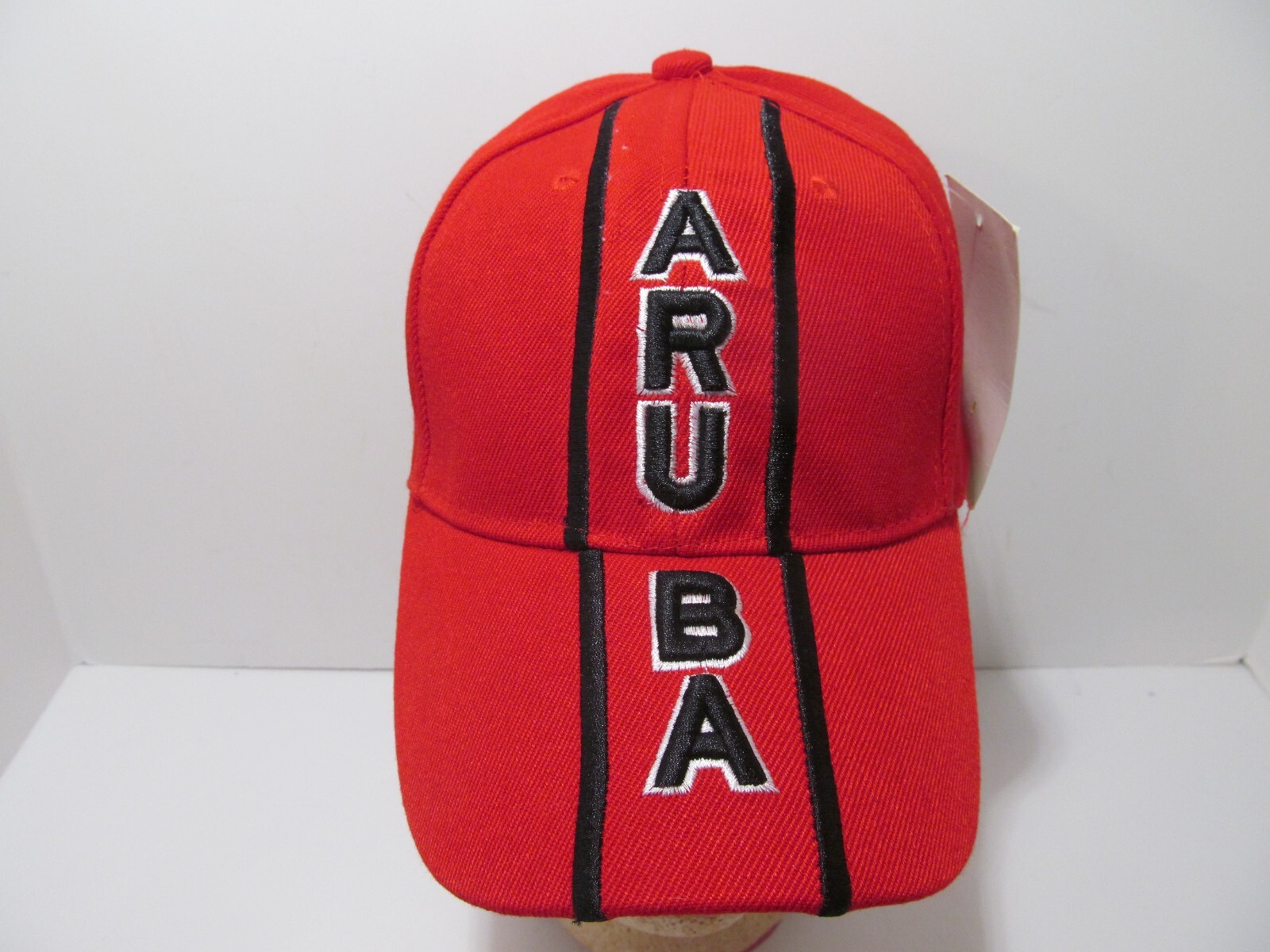 ARUBA Caribbean Island Destination Sun OSFM Red Cap Hat - NEW