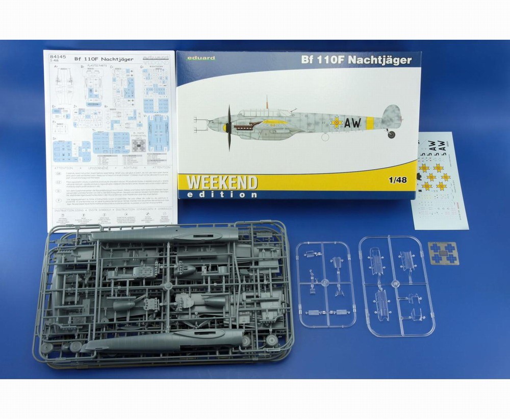 Eduard 1/48 Bf 110F Nachtjäger Weekend Edition 84145 Eduard 1/48 Bf 110F Nachtjäger Weekend Edition 84145